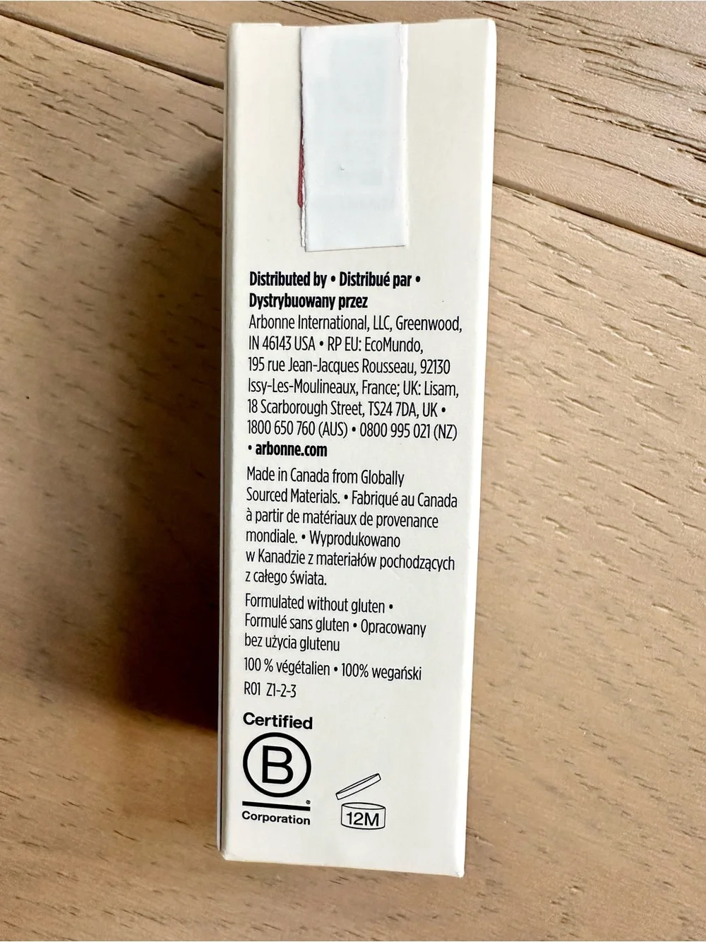 Arbonne blendable cheek tint blush-Pinched shade 0.25 oz